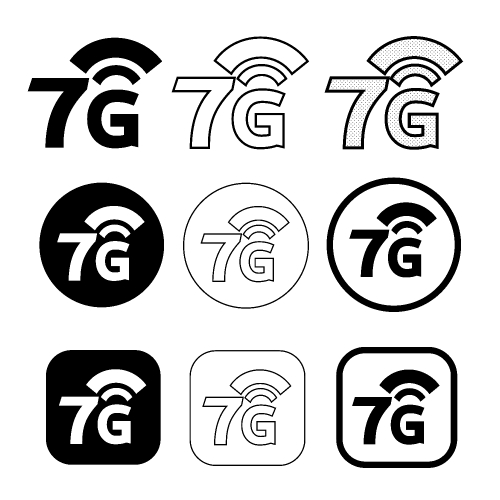 Simple Wireless Wifi icon sign design