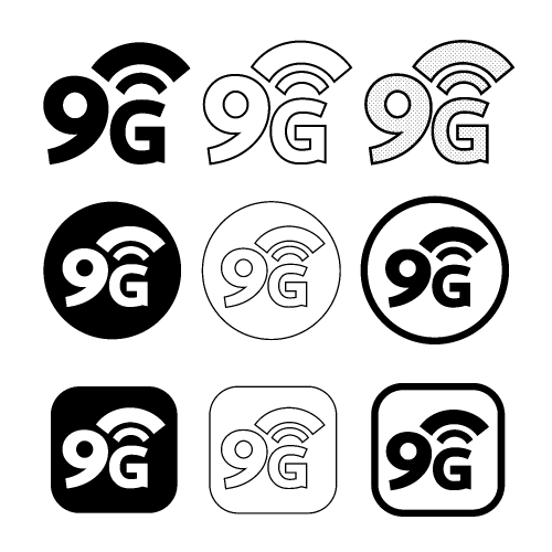 Simple Wireless Wifi icon sign design