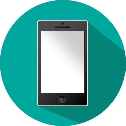 Smartphone icon sign symbol design