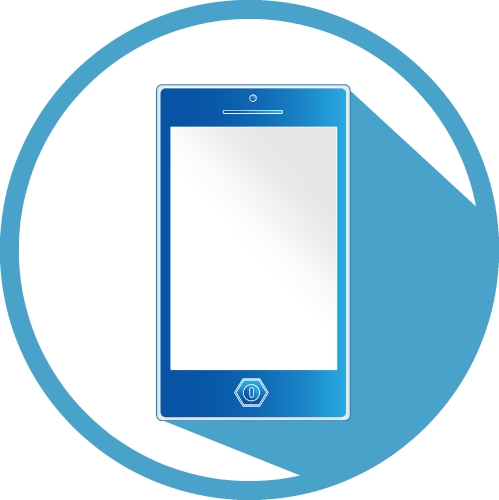 Smartphone icon sign symbol design