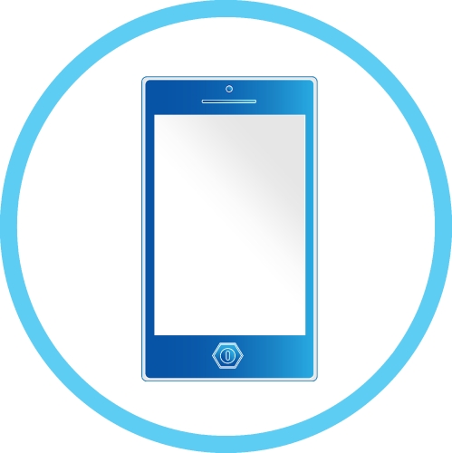 Smartphone icon sign symbol design