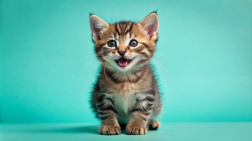 Smiling Cute Kitten 12mar24 (1)