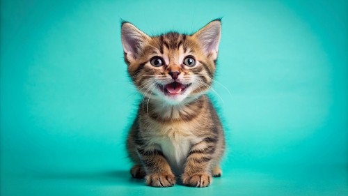 Smiling Cute Kitten 12mar24 (6)