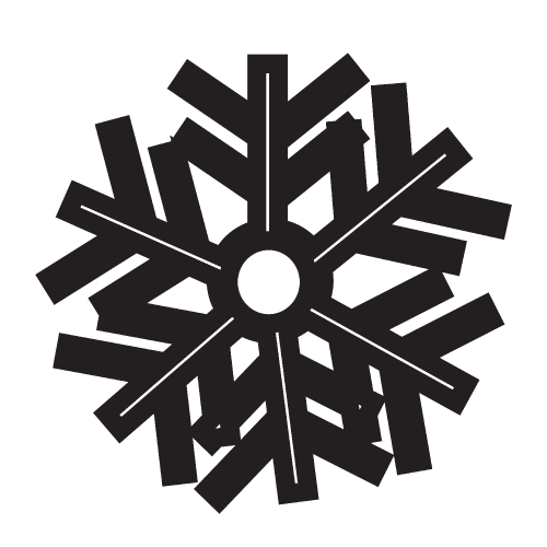 Snowflake icon Stock Photo