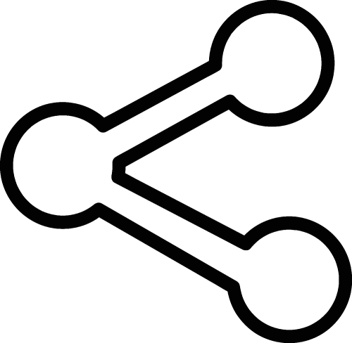 Social network link icon