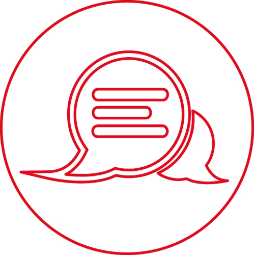 speech bubble chat icon sign design