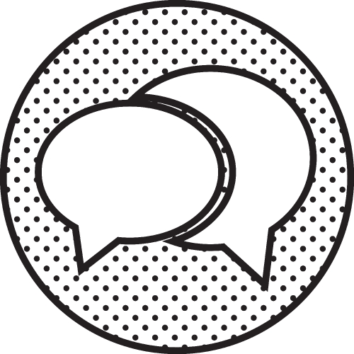 speech bubble chat icon sign design