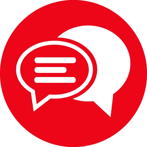 speech bubble chat icon sign design