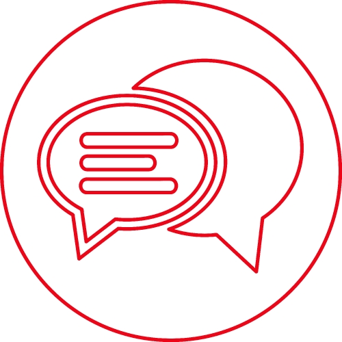 speech bubble chat icon sign design