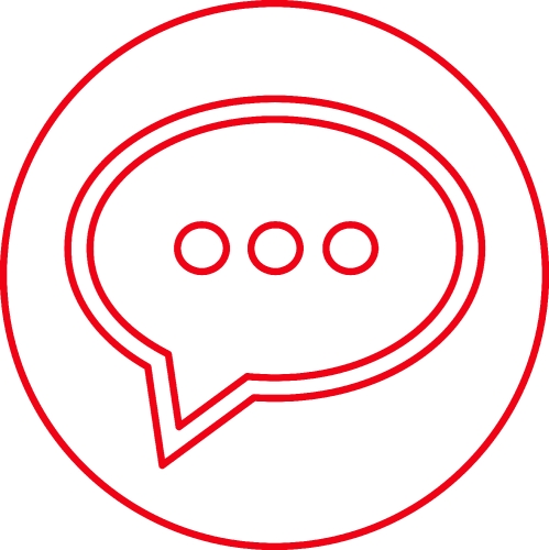 speech bubble chat icon sign design