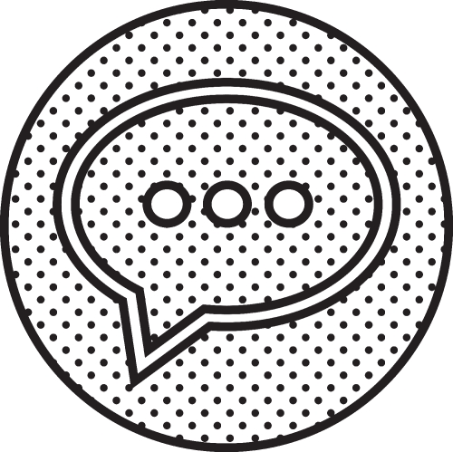 speech bubble chat icon sign design