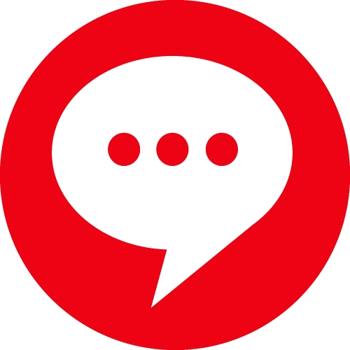 speech bubble chat icon sign design