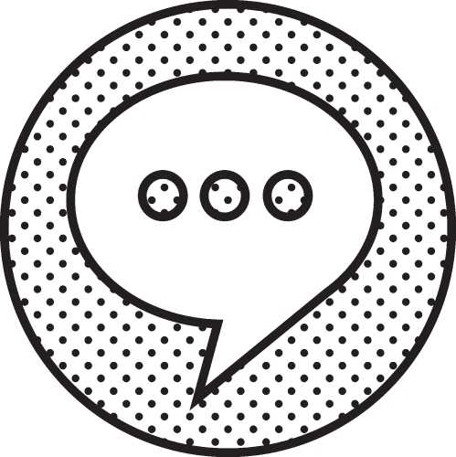 speech bubble chat icon sign design