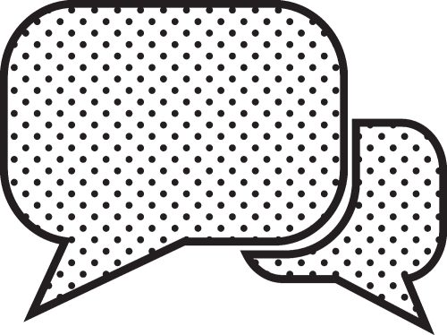 speech bubble chat icon sign design