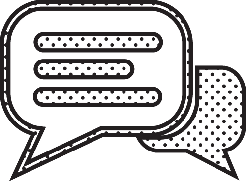 speech bubble chat icon sign design