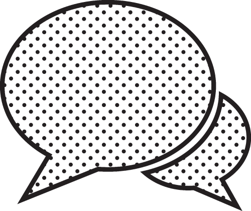 speech bubble chat icon sign design