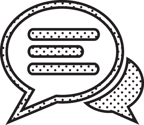 speech bubble chat icon sign design