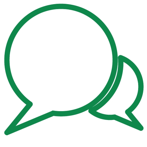 speech bubble chat icon sign design