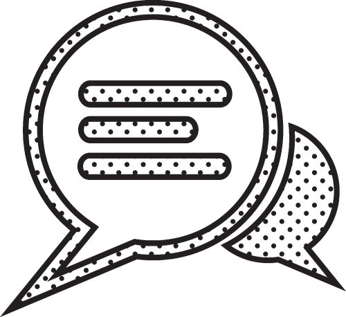 speech bubble chat icon sign design