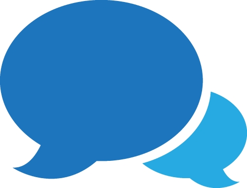 speech bubble chat icon sign design