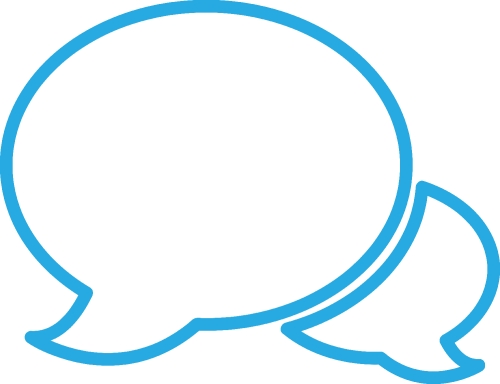 speech bubble chat icon sign design