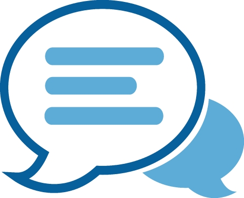 speech bubble chat icon sign design