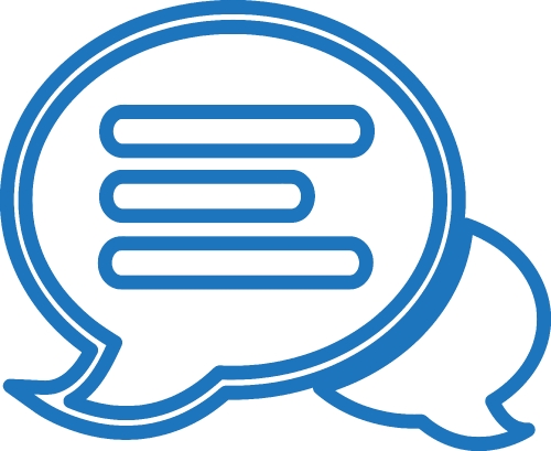 speech bubble chat icon sign design