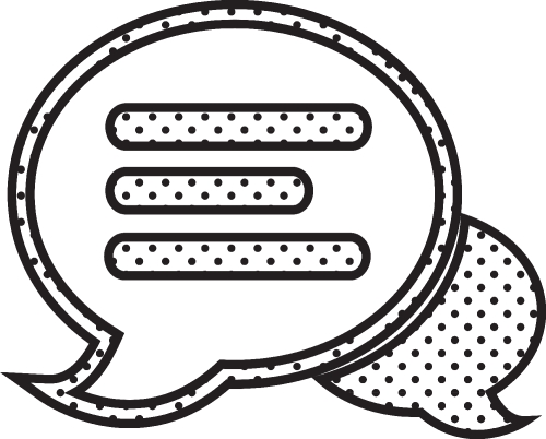 speech bubble chat icon sign design