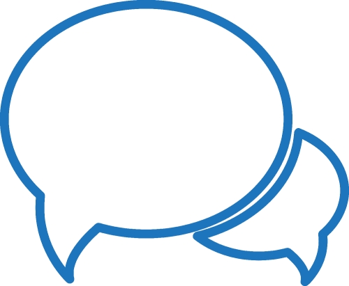 speech bubble chat icon sign design