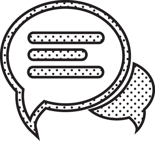 speech bubble chat icon sign design