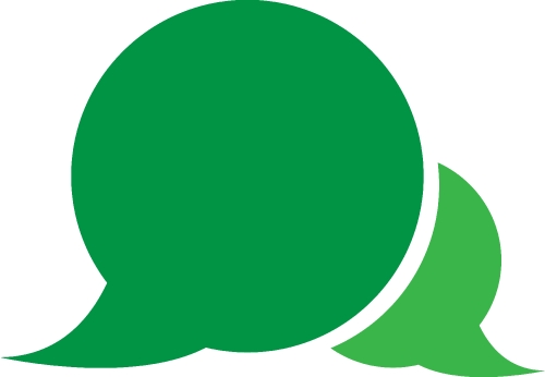 speech bubble chat icon sign design