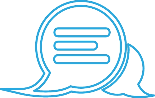 speech bubble chat icon sign design