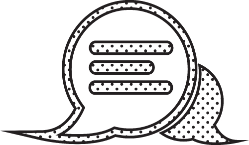 speech bubble chat icon sign design