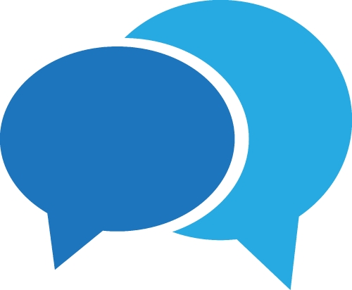 speech bubble chat icon sign design