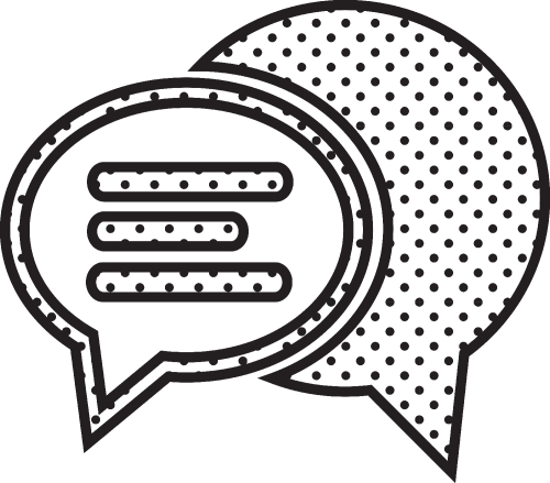 speech bubble chat icon sign design