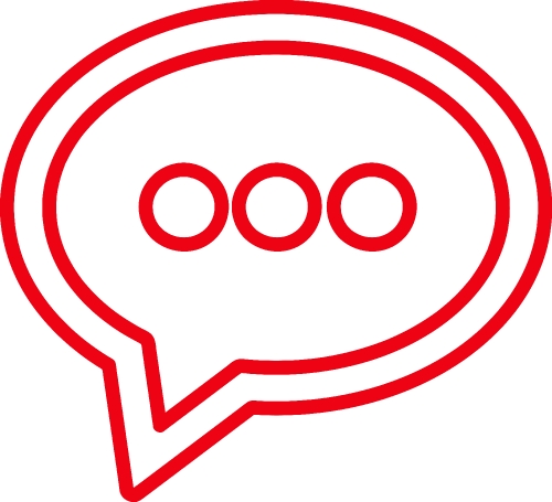 speech bubble chat icon sign design