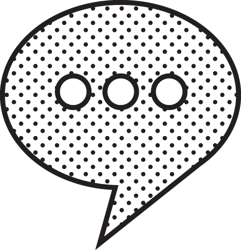 speech bubble chat icon sign design