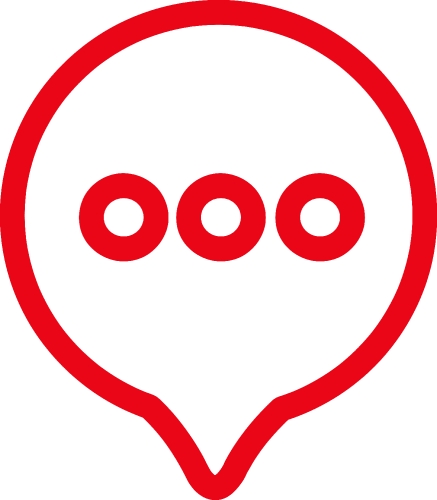 speech bubble chat icon sign design