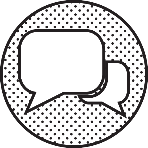 Speech bubble chat icon sign symbol design