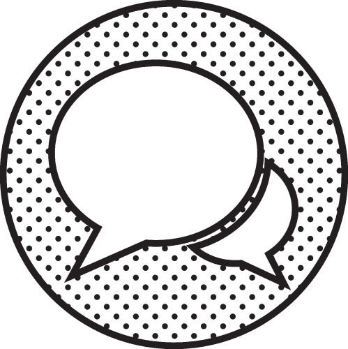 Speech bubble chat icon sign symbol design