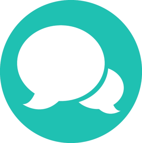 Speech bubble chat icon sign symbol design