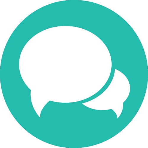 Speech bubble chat icon sign symbol design