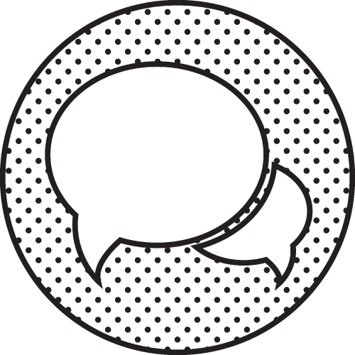 Speech bubble chat icon sign symbol design