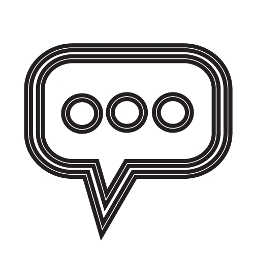 Speech bubble icon