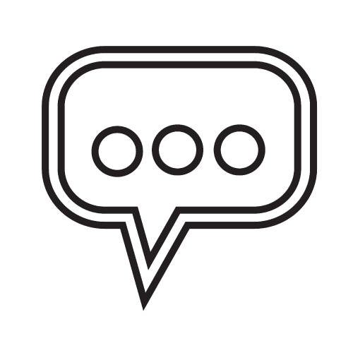 Speech bubble icon