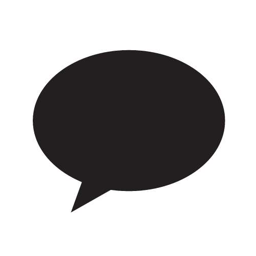 Speech bubble icon