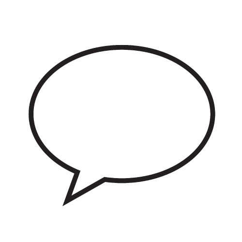 Speech bubble icon