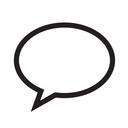 Speech bubble icon