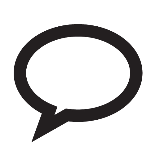 Speech bubble icon