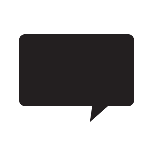 Speech bubble icon